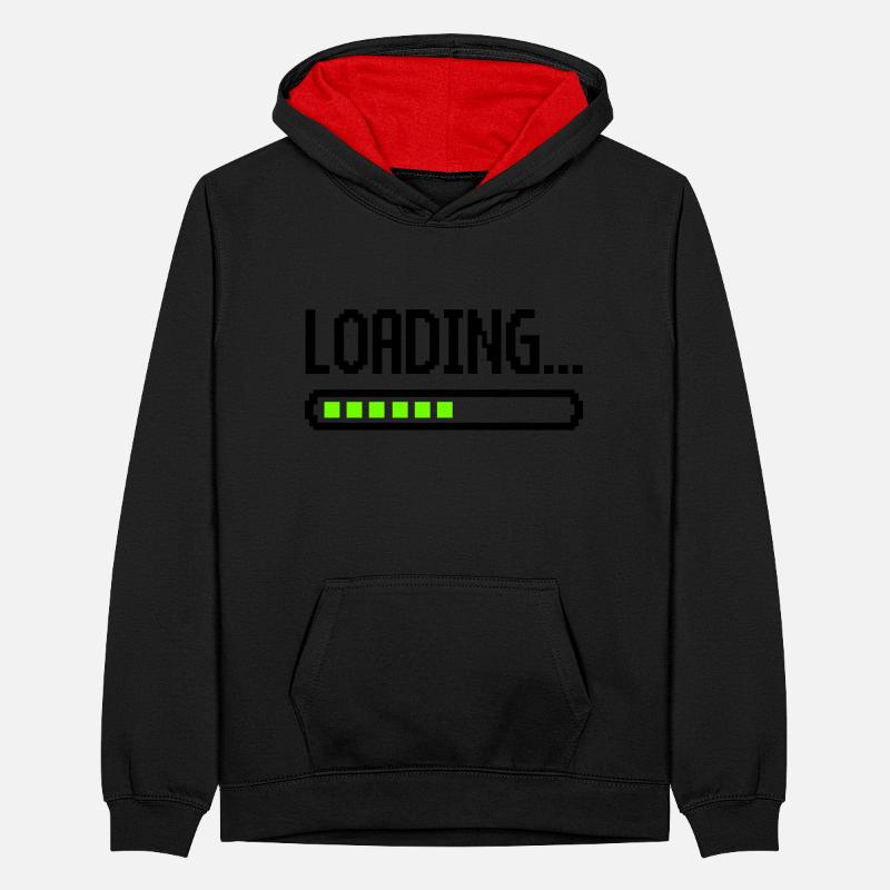 loading Teenager Kontrast-Hoodie