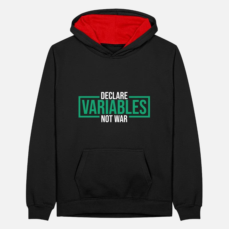 Java Developer Sweat à capuche contrasté Ado
