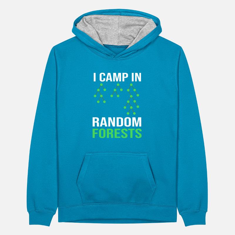 Programmeur Codeur GPT Sweat à capuche contrasté Ado