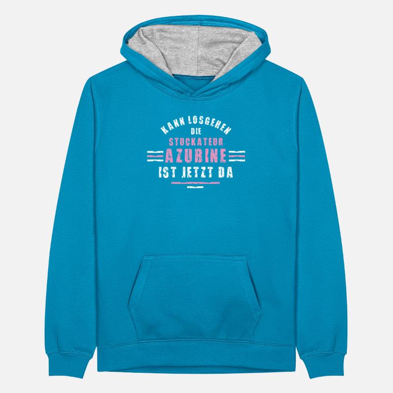 Plasterer apprentice training apprenticeship plasterer Teenager Contrast Hoodie