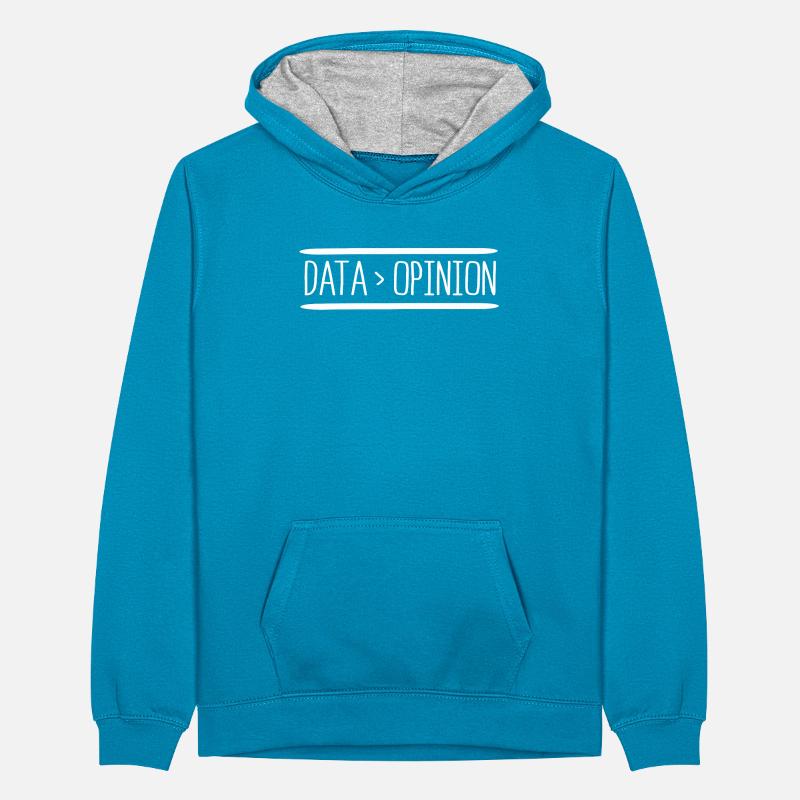 Coder Programmer GPT Teenager Contrast Hoodie