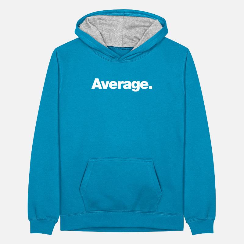 Average Teenager Contrast Hoodie