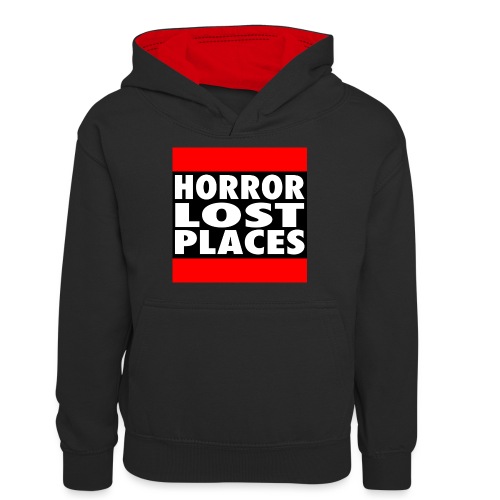 Horror Lost Places - Teenager Kontrast-Hoodie