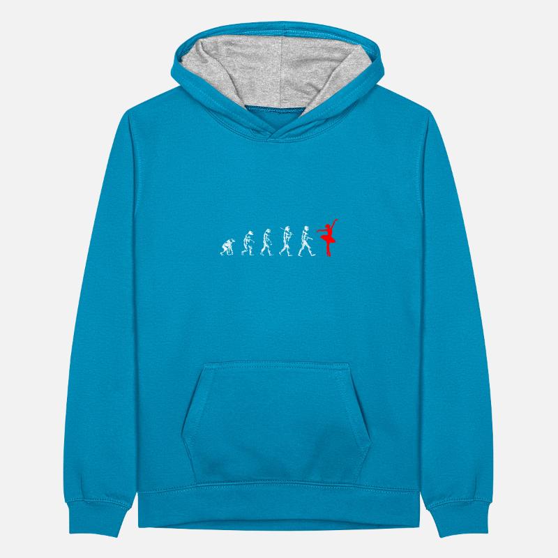 Dancers-Evolution Teenager Kontrast-Hoodie