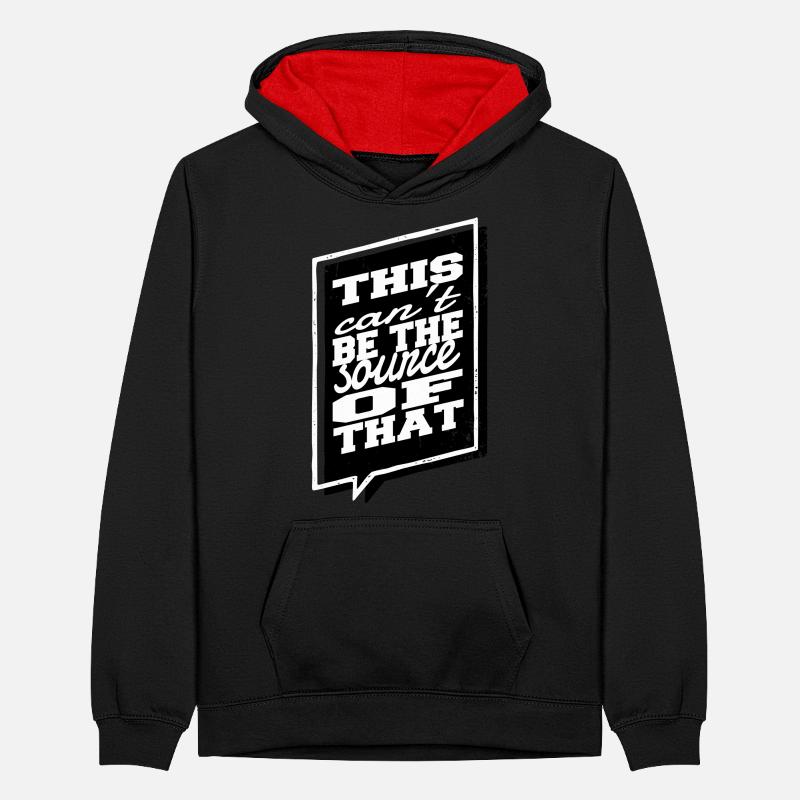 programming computer scientist humor informatics Teenager Kontrast-Hoodie