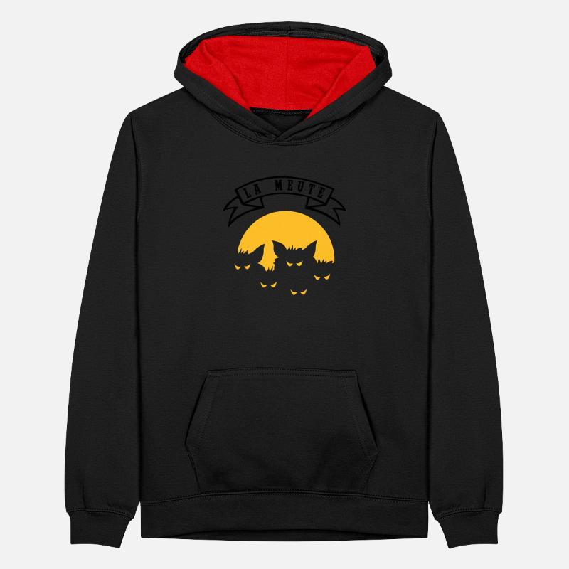 the pack Teenager Contrast Hoodie