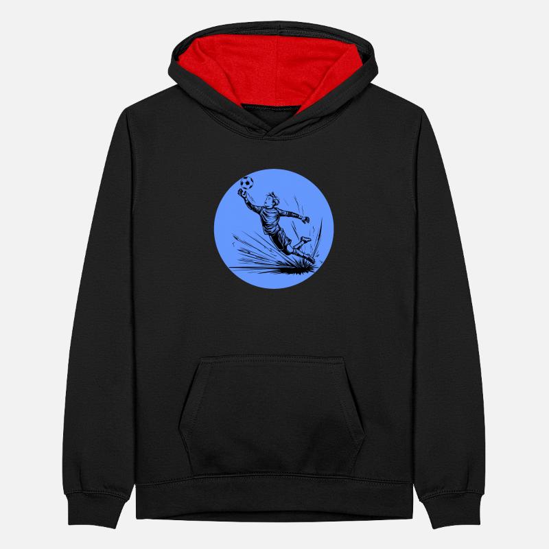 Gardien Sweat à capuche contrasté Ado