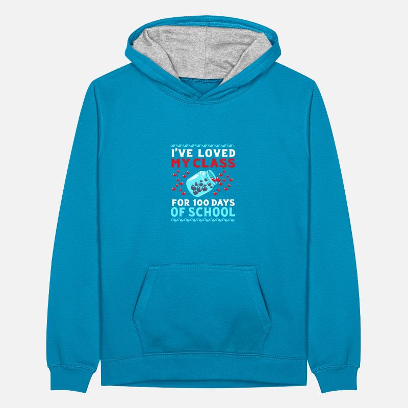 Lehrer der Mittelstufe Teenager Kontrast-Hoodie