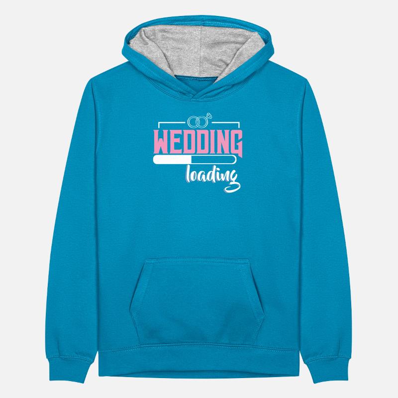Marriage proposal engagement | Request wedding proposal Teenager Contrast Hoodie