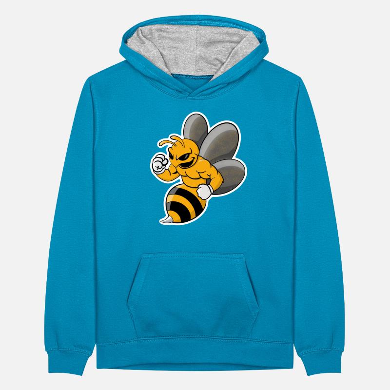 conception cool de guêpe Sweat à capuche contrasté Ado