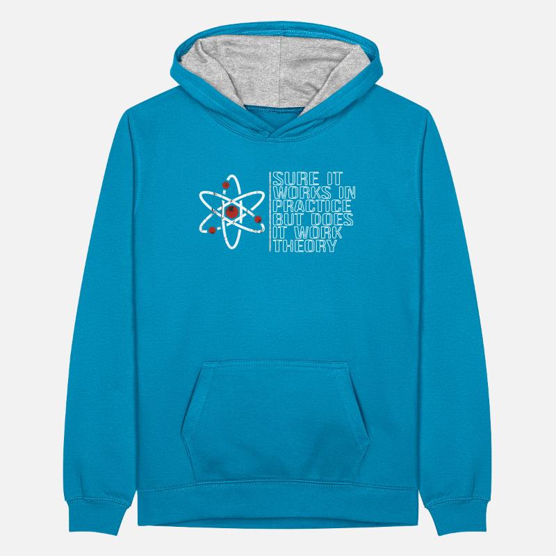 Physics Science Physicist Physics Teacher Gift Teenager Kontrast-Hoodie