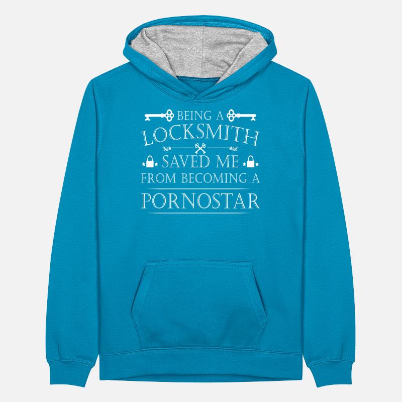 Locksmith security technology Teenager Contrast Hoodie
