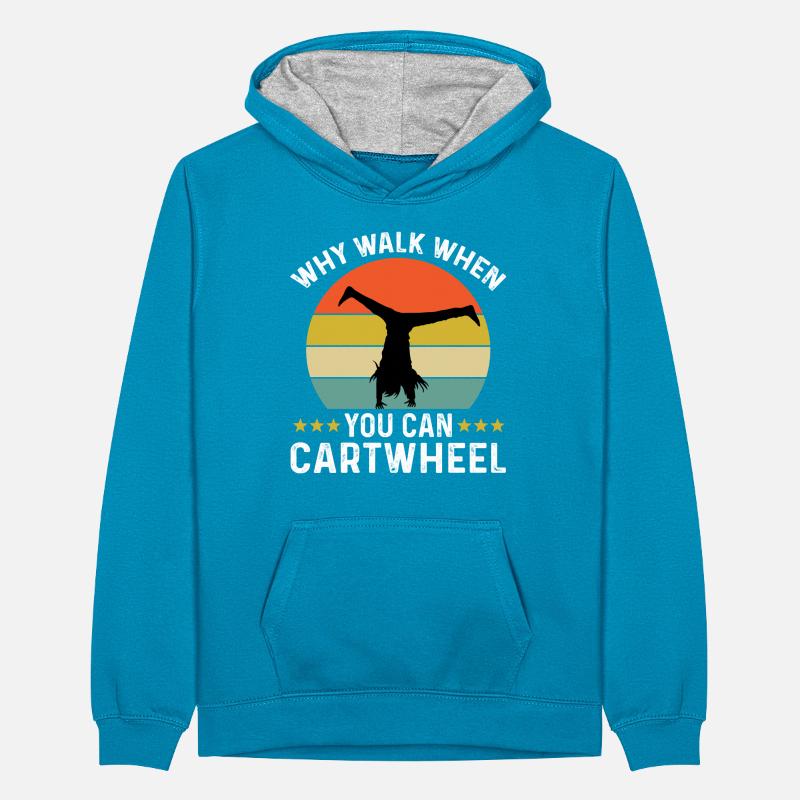 Roue Sweat à capuche contrasté Ado