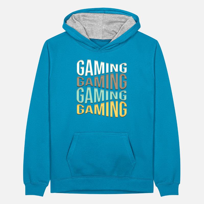 Jeu Sweat à capuche contrasté Ado