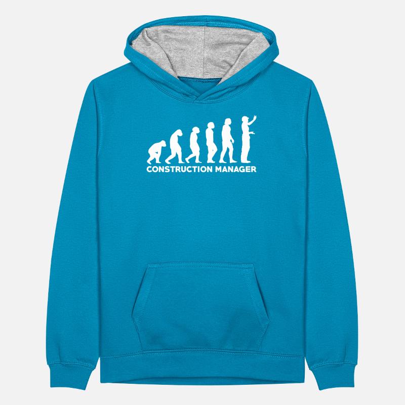 Site Manager Evolution Teenager Contrast Hoodie