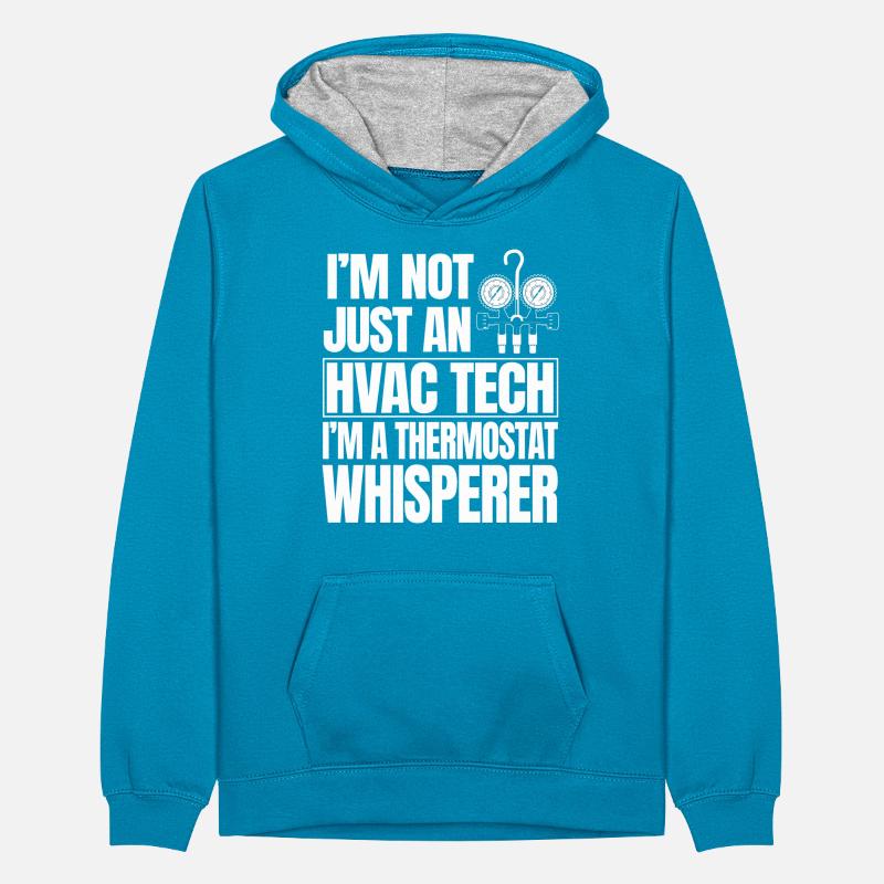 Heating, ventilation and air conditioning technicians Teenager Contrast Hoodie