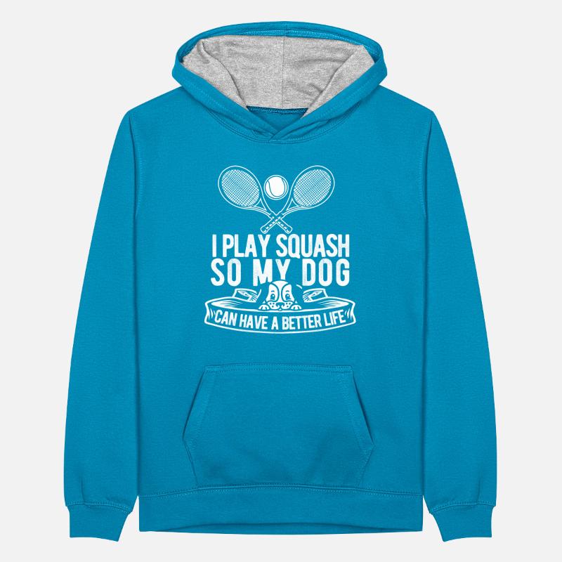 Squash Teenager Contrast Hoodie