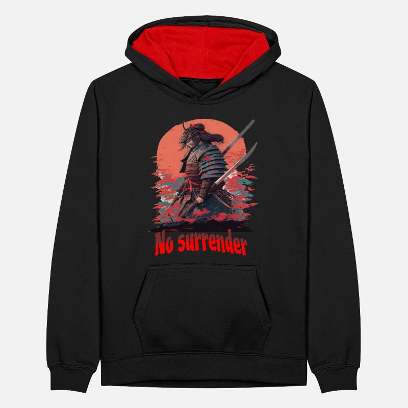 Samurai Teenager Contrast Hoodie
