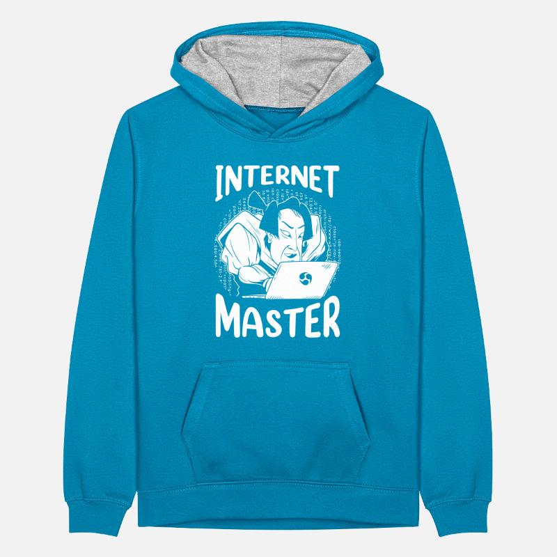 Web Developer Web Developer Teenager Contrast Hoodie
