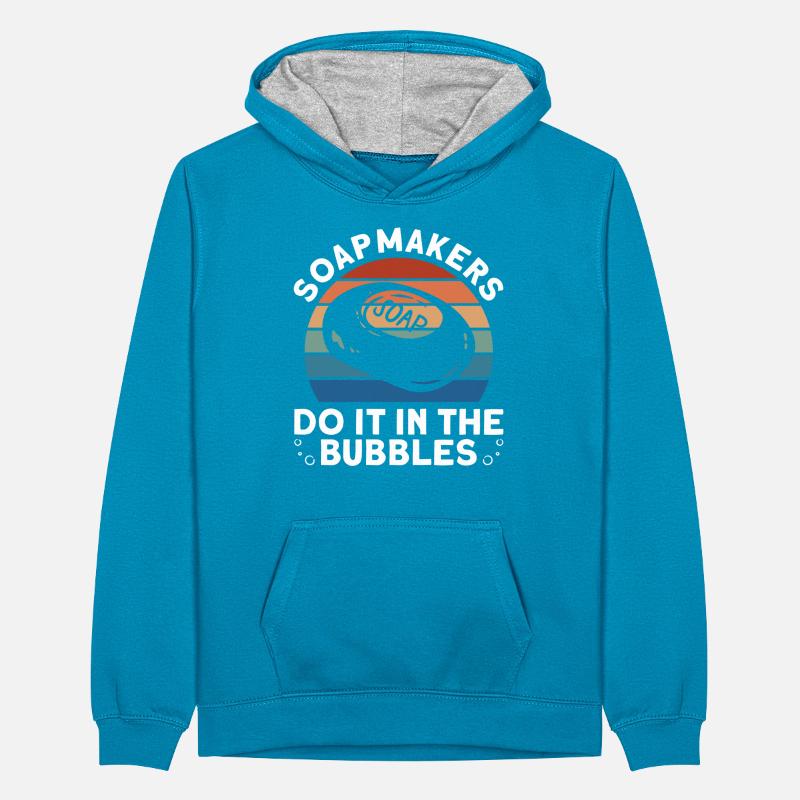 soap soap making soap maker soap boiler Teenager Contrast Hoodie