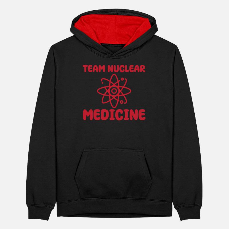 Team Nuklearmedizinischer Technologe Teenager Kontrast-Hoodie
