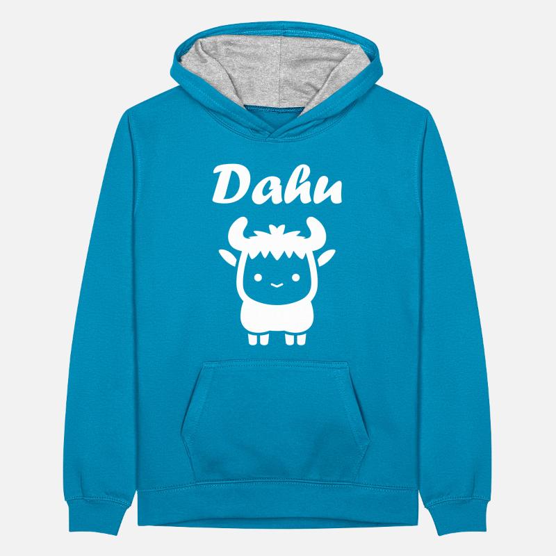 Dahu Teenager Contrast Hoodie