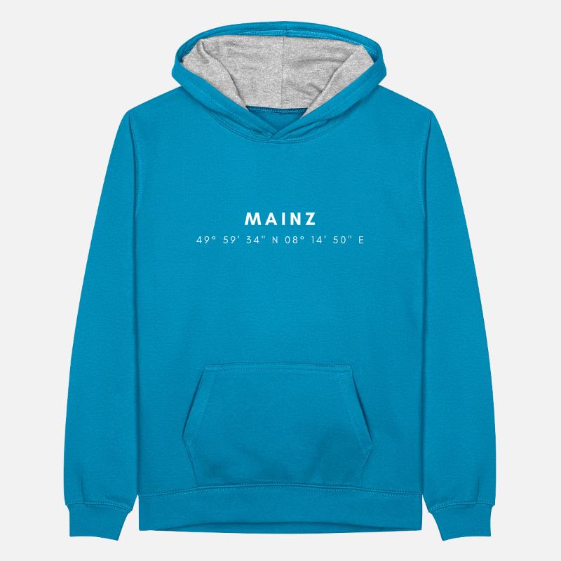 Mainz coordinates Teenager Contrast Hoodie