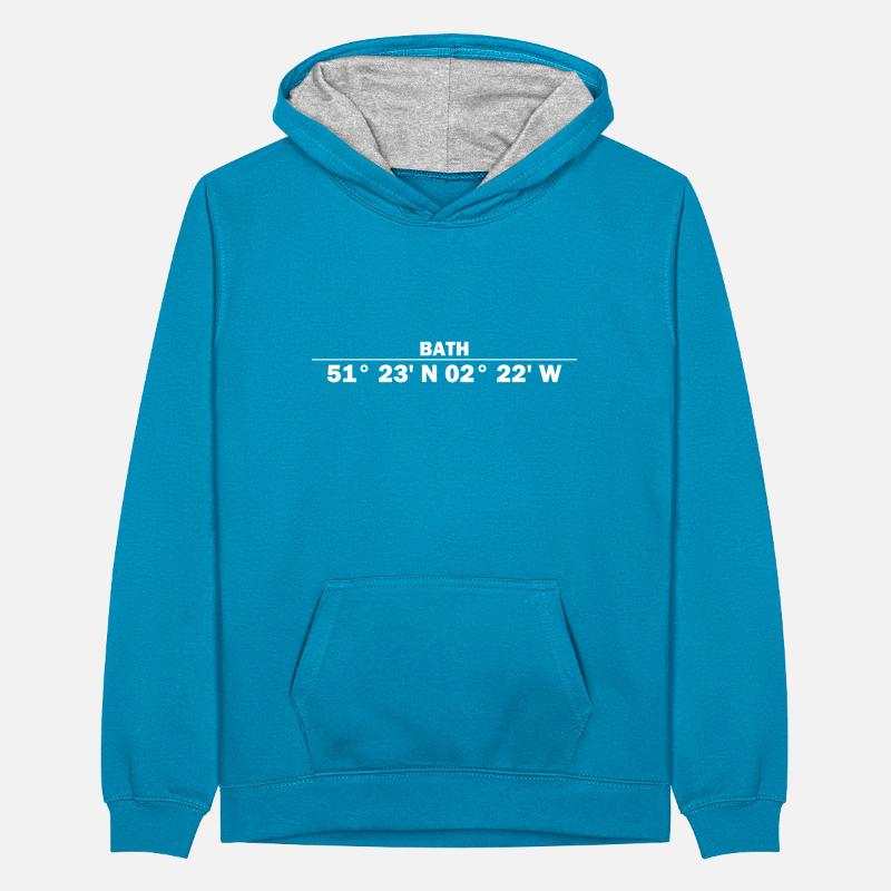 Bath coordinates Teenager Contrast Hoodie