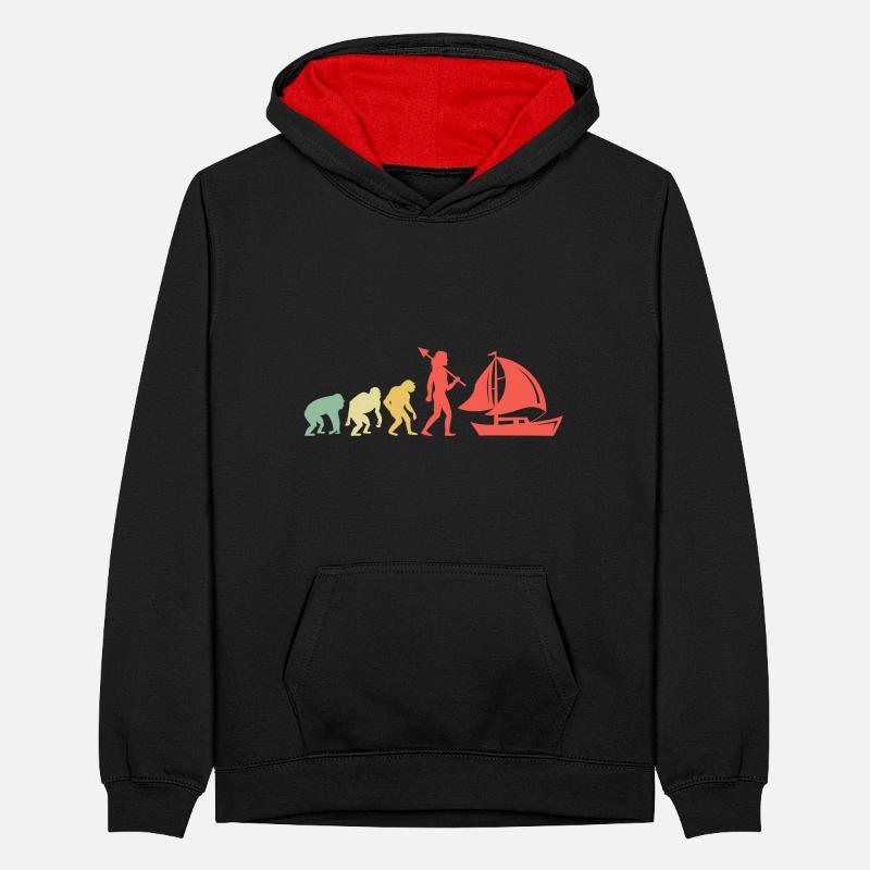 Evolution Boating Paddelboot Teenager Kontrast-Hoodie