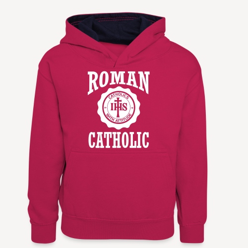 ROMAN CATHOLIC - Teenager Contrast Hoodie