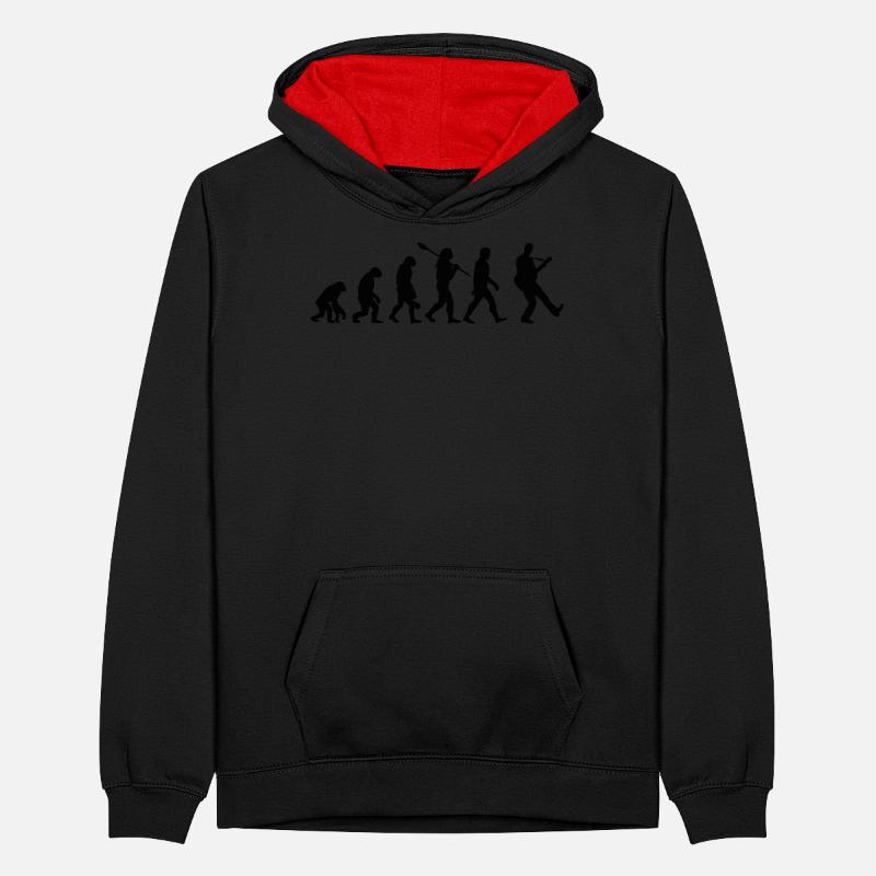 Guitare évolution Sweat à capuche contrasté Ado