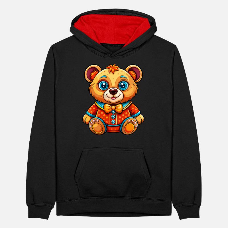Pretty Teddy Teenager Contrast Hoodie