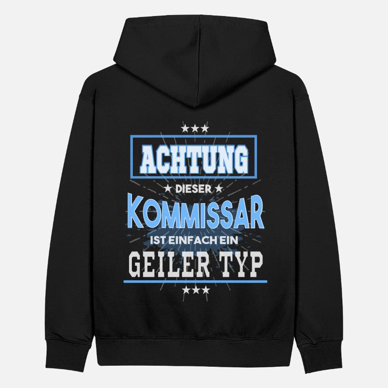 Kommissar, einfach nur ein geiler Typ Teenager Kontrast-Hoodie