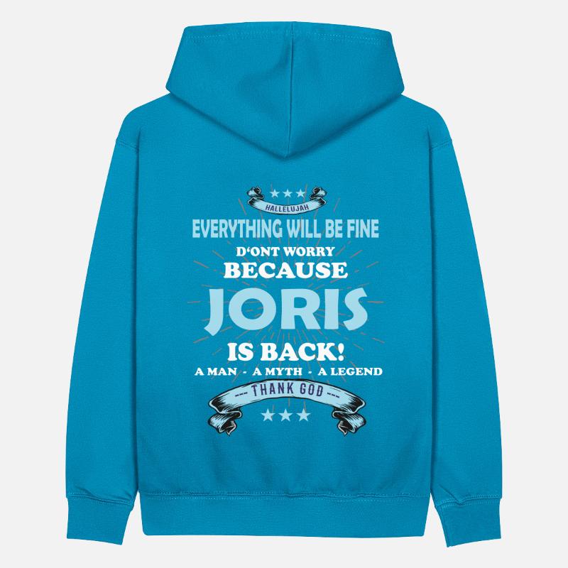 Everything will be fine Joris Is back Teenager Kontrast-Hoodie