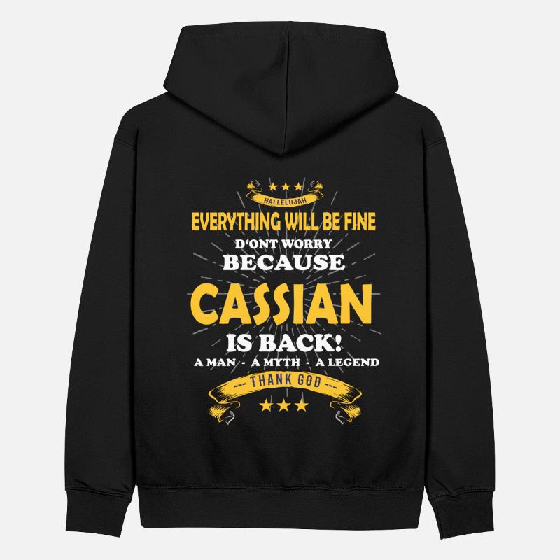 Everything will be fine Cassian Is back Teenager Kontrast-Hoodie