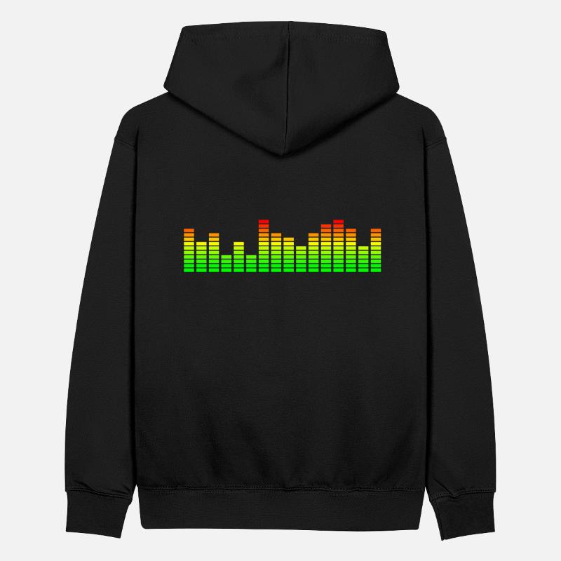 Music equalizer & visualizer Teenager Contrast Hoodie