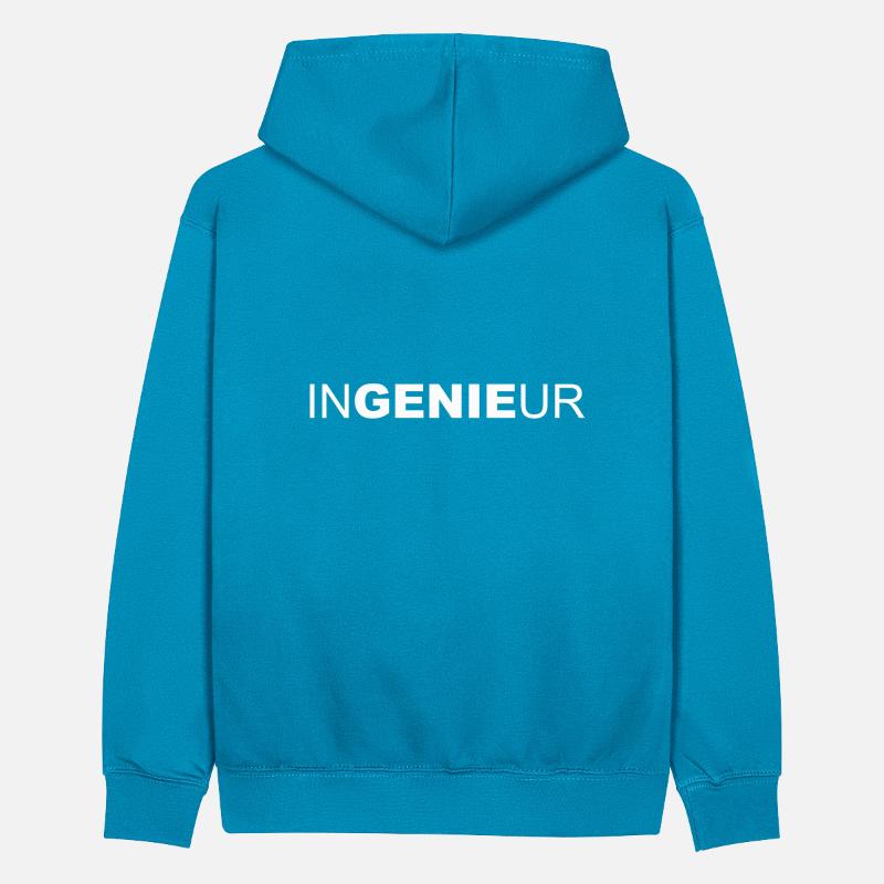 Engineer gift for engineer Teenager Contrast Hoodie