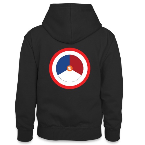 NL Hero logo - Teenager contrast-hoodie