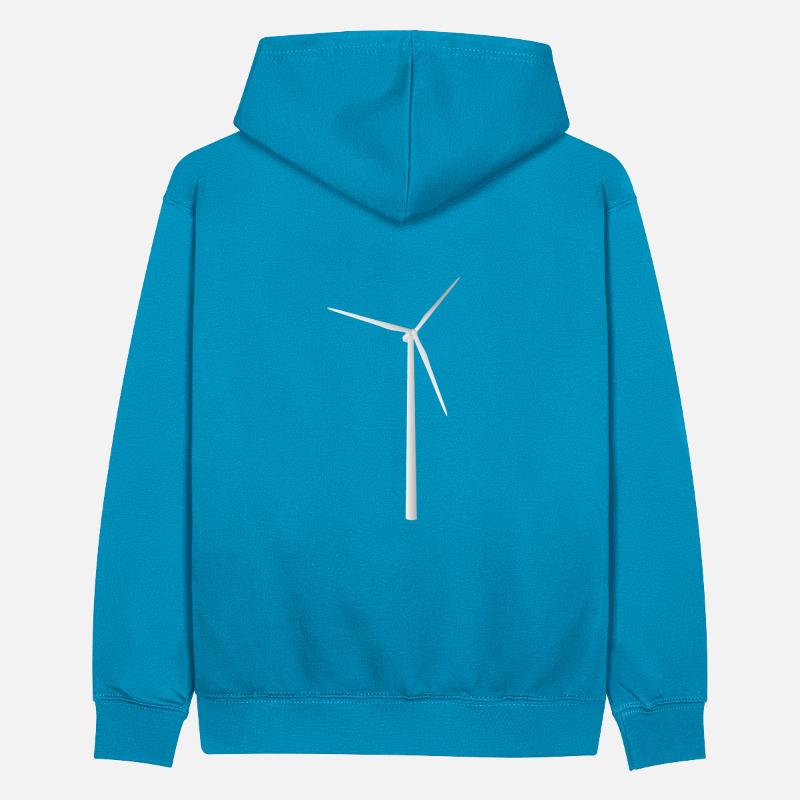 Windrad Teenager Kontrast-Hoodie