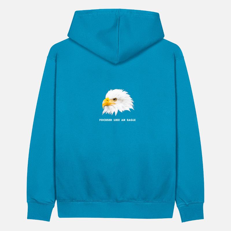 Bald eagle Teenager Contrast Hoodie