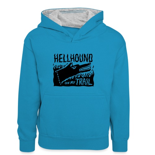 Hellhound on my trail - Teenager Contrast Hoodie
