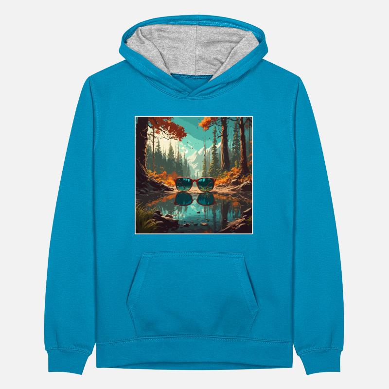 Lunettes de soleil / Reflection / Forest / Reflection Sweat à capuche contrasté Ado