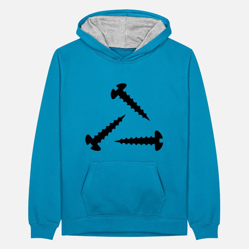 Vis Sweat à capuche contrasté Ado