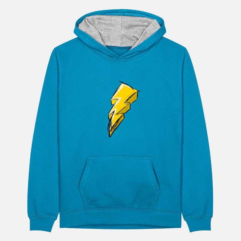 Strom Teenager Kontrast-Hoodie