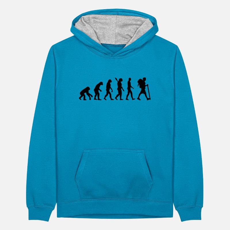 Évolution Cheminement Sweat à capuche contrasté Ado