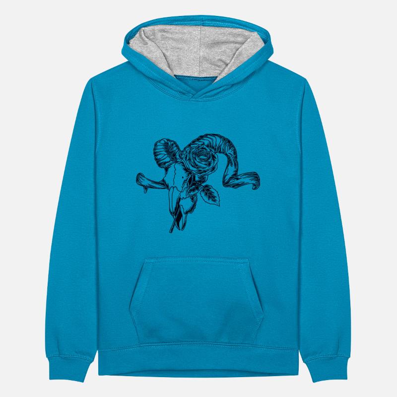 Goat Teenager Contrast Hoodie