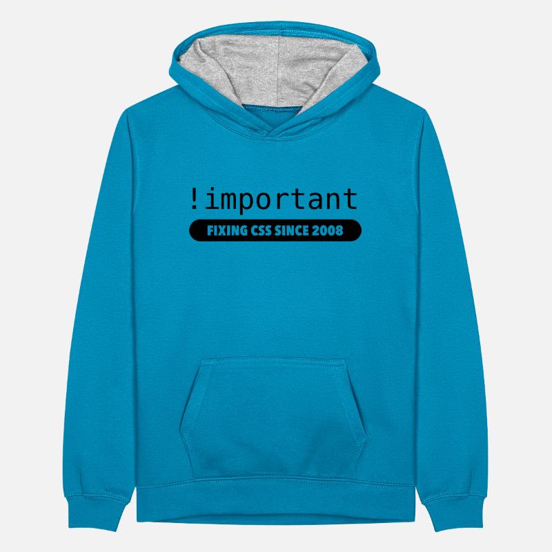 Important! - fixation depuis 2008 css Sweat à capuche contrasté Ado