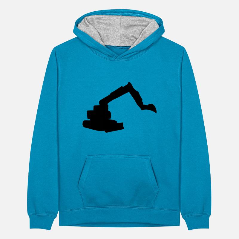 digger Sweat à capuche contrasté Ado