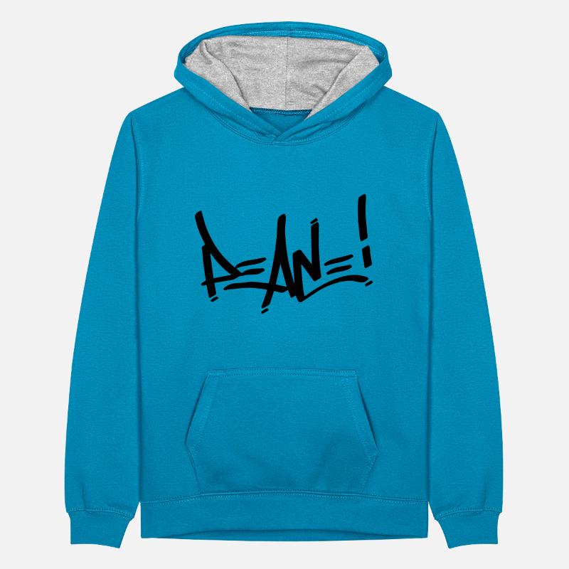 peace Teenager Kontrast-Hoodie