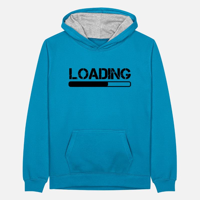 Loading Teenager Contrast Hoodie